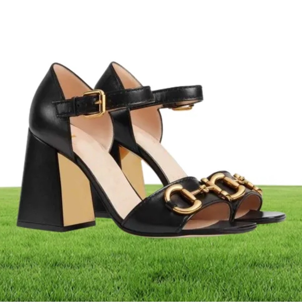 like new Gucci marmont heels sandals size 39